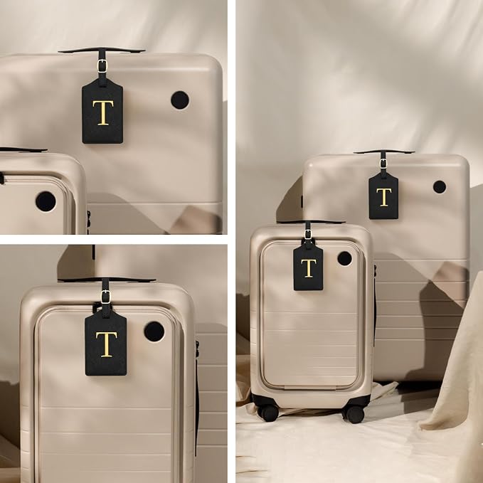 PU Leather Luggage Tag for Suitcase, Travel Bag - Image 4