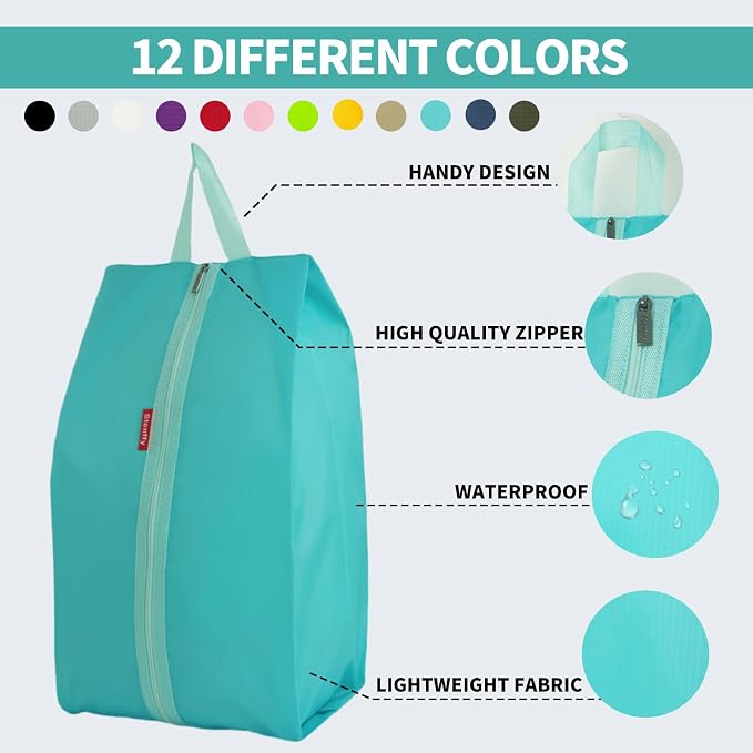 6pcs Portable Shoe Organizer, Travel Pouches - Image 4