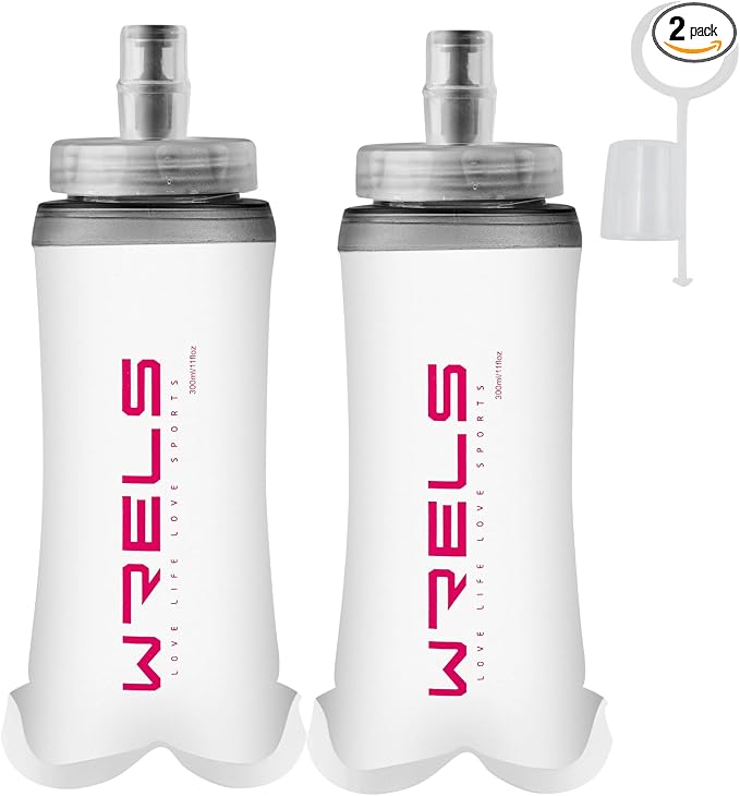 Soft Flasks Soft Running Water Flask Collapsible Soft Water Bottles Small by WRELS