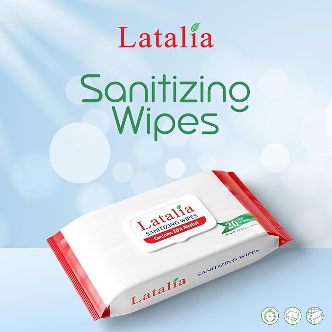 Hand Wipes | 80% Alcohol Hand Sanitizer Wipes - Image 6