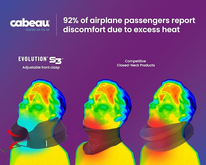 Cabeau Airplane Travel Pillow for Long Flights - Image 2