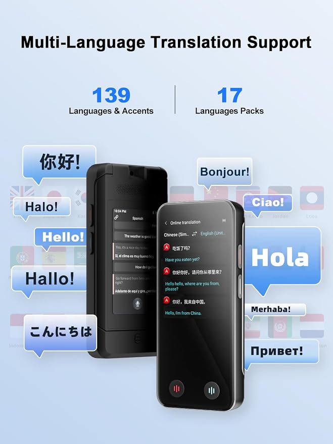 iTour Detachable Language Translator Device, Upgraded Instant Voice Translator - Image 5