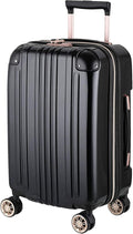 LEGEND WALKER Hardside Expandable Zipper Luggage, 5122-48-BK by LEGENDWALKER