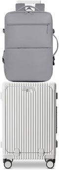 feilario 2 Piece Set 24in Aluminium Frame PC Hard Shell Spinner Wheels Luggage by feilario