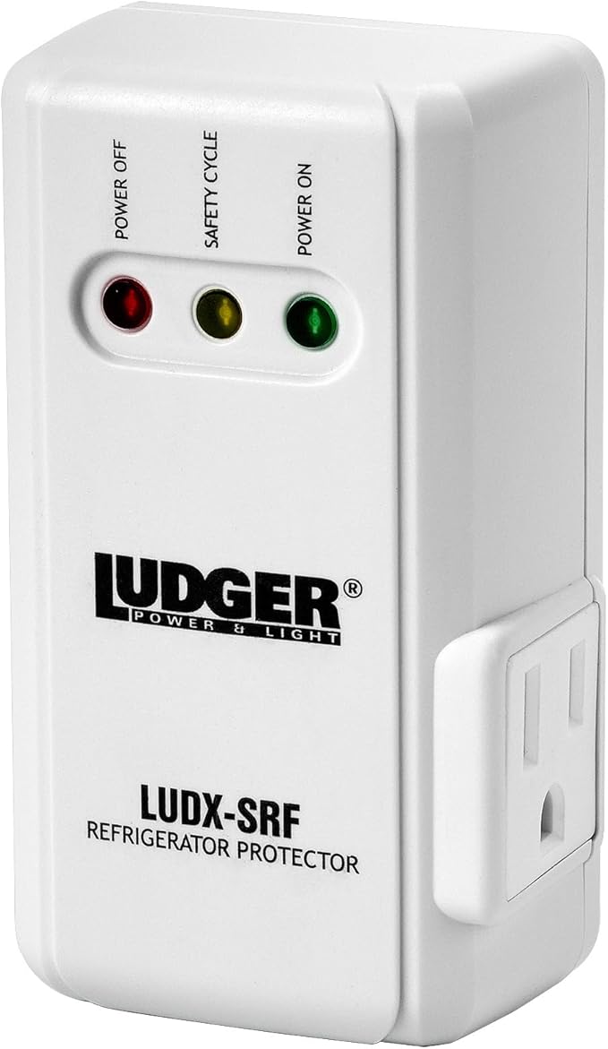 Ludger Power Surge Protector for Appliances, ETL Certified, Unique Side Socket by LUDGER