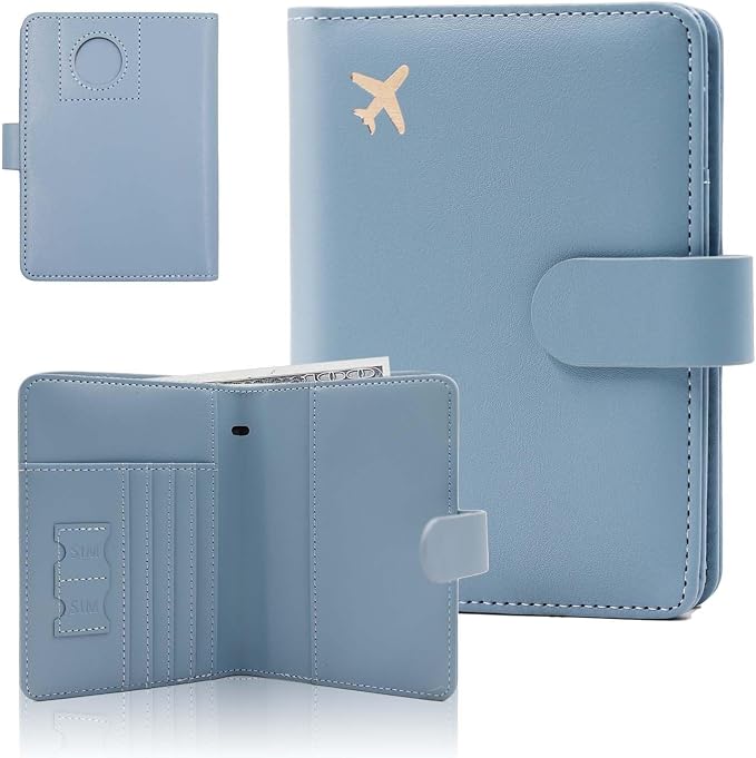 Melsbrinna Premium Leather Passport Holder Covers Case, Waterproof Rfid by Melsbrinna