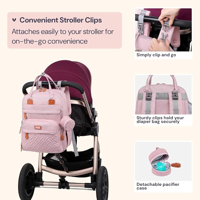 BabbleRoo Diaper Bag Backpack - Image 6