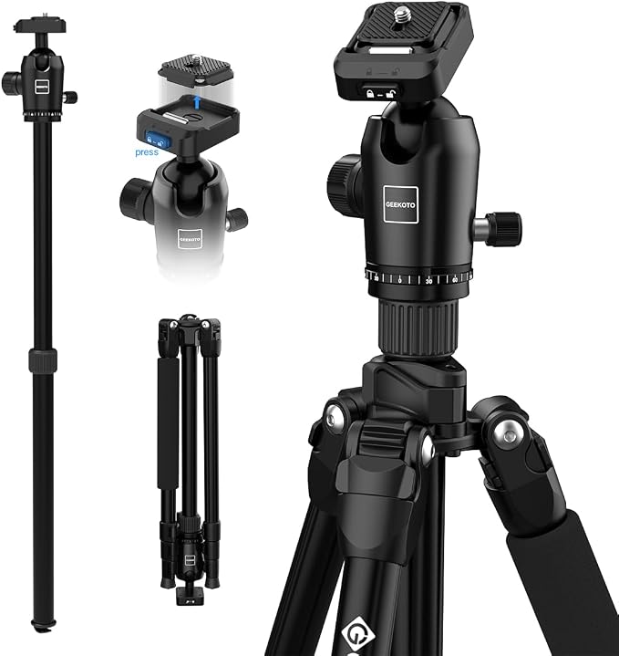 Geekoto 73-Inch Camera Tripod by GEEKOTO