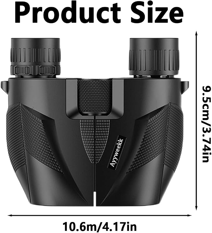 10x25 Binoculars for Adults & Kids, Compact HD Binoculars - Image 2