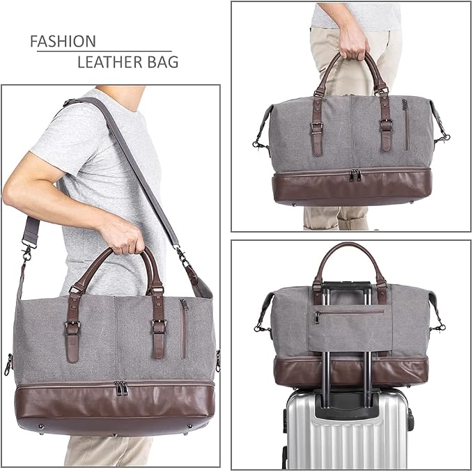 Weekender Overnight Bag Carry On Bag Travel Bag - Image 8