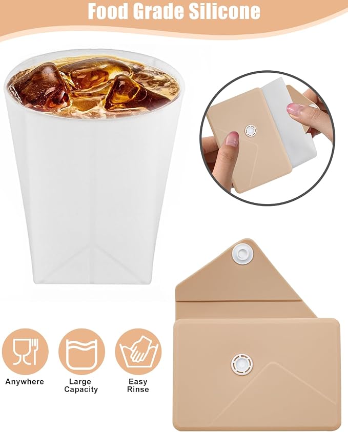 Collapsible Cup Silicone Foldable Water Cup, Collapse Water Bottles - Image 3