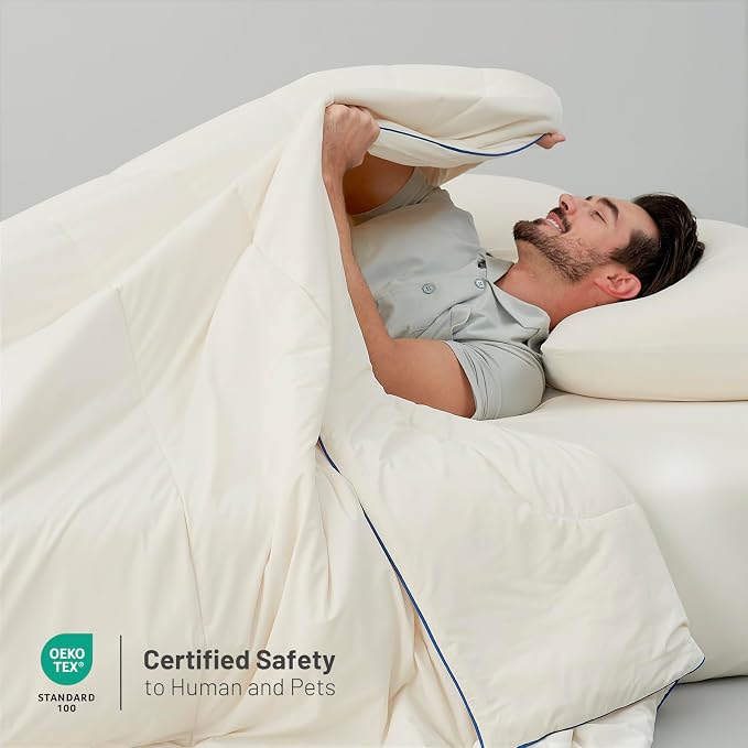 Dream Valley® Outlast® Cooling Comforter, Throw Size, Breathable NASA-Grade - Image 6