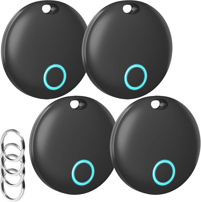 Air Tracker Tags-4 Pack, Smart Bluetooth Tracker, Compatible by Midlocater