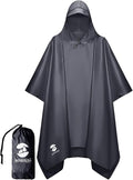 SaphiRose Hooded Rain Poncho Waterproof Raincoat Jacket by SaphiRose