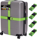 GORILLA GRIP Heavy Duty 4 Pack Adjustable Luggage Straps by GorillaGrip