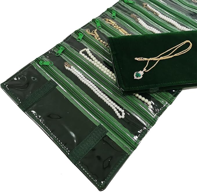 Travel Jewelry Roll Bag Portable Organizer Pouch - Image 2