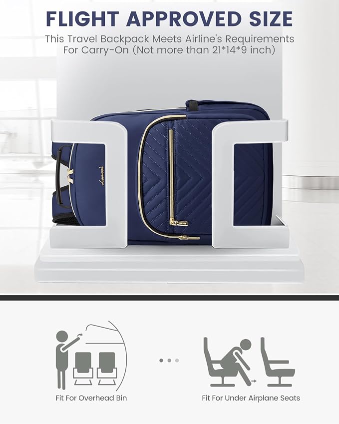LOVEVOOK Laptop Backpack for Women, 17 Inch Large Capacity Travel Computer Work - Image 8