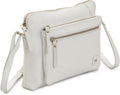 Wise Owl Accessories Small Soft Pebbled Real Leather Crossbody Handbags Purses by WiseOwlAccessories