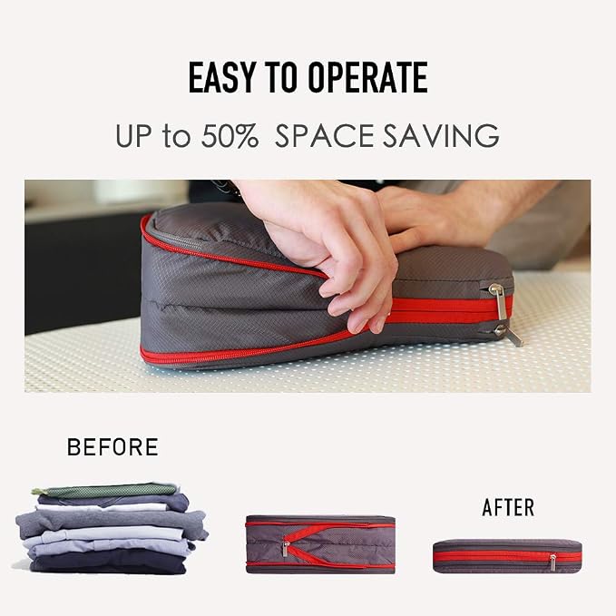 Bee Nesting Waterproof Compression Packing Cubes, Travel Packing organizers - Image 2