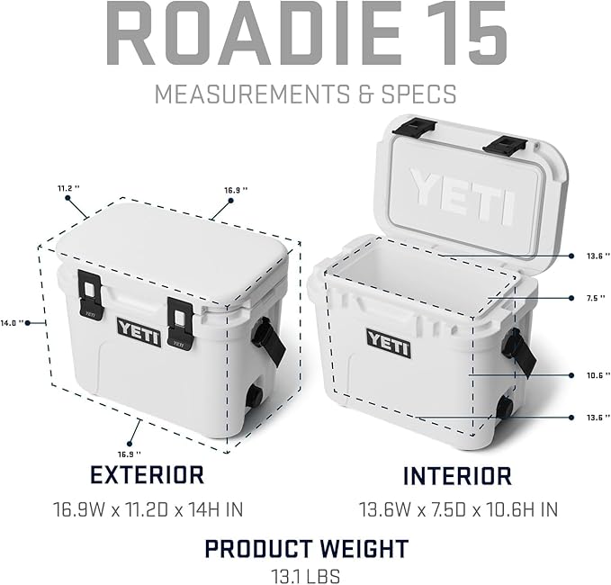 YETI Roadie 15 Hard Cooler - Image 6