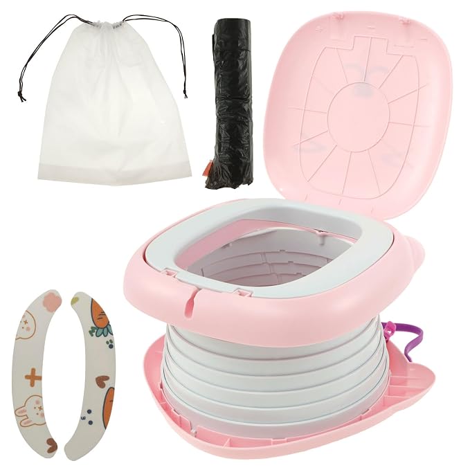Travel Potty Seat for Toddler Portable Potty for Toddler Travel Portable Toilet by GLMFAN
