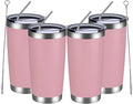 MEWAY 20oz Tumbler 4 Pack Double Wall Vacuum Insulated Travel Mug Bulk by MEWAY