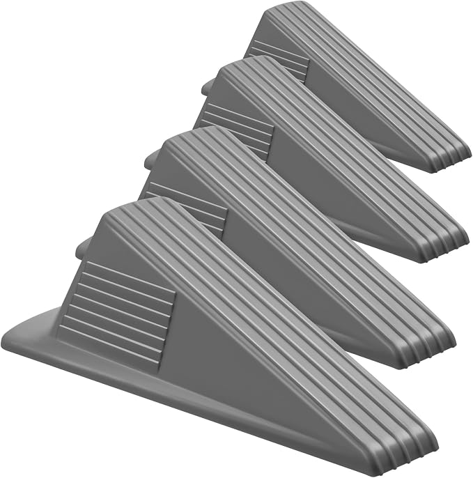 Frienda 4 Pcs Jumbo Door Stoppers Heavy Duty Door Stopper Tall up to 2inch Tall by Frienda