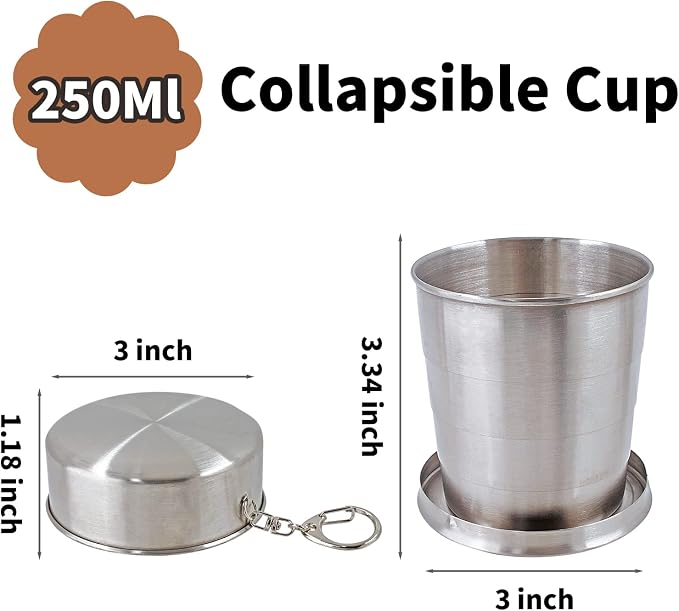 Litoexpe 8.45oz Collapsible Travel Cup - Image 2