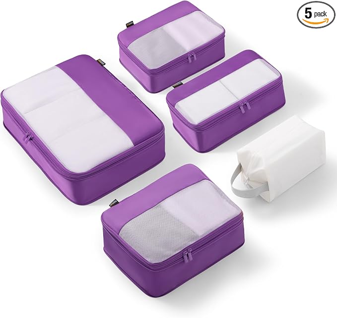 5 Set Compression Packing Cubes by SOARSAIL