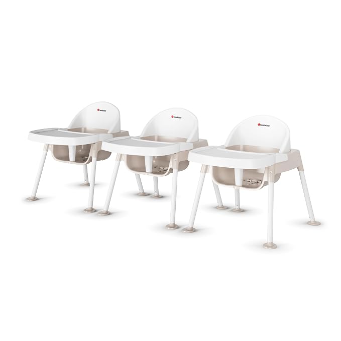 Foundations Secure Sitter Feeding Chairs Multipack, No-Tip Feet, 3-Point by FoundationsChildrensProducts