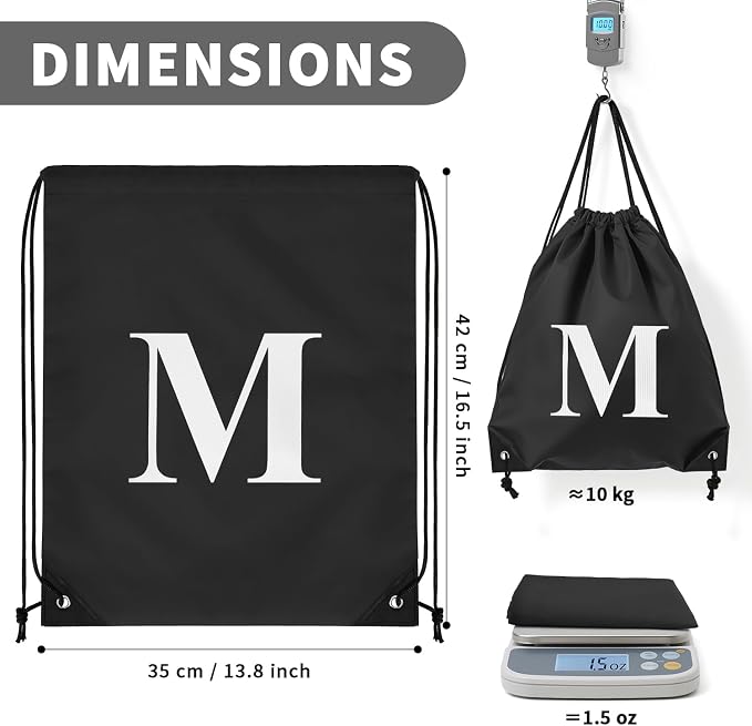 ZOMFELT 6Pcs Drawstring Backpack Drawstring Gym Bags, Foldable Draw String - Image 5