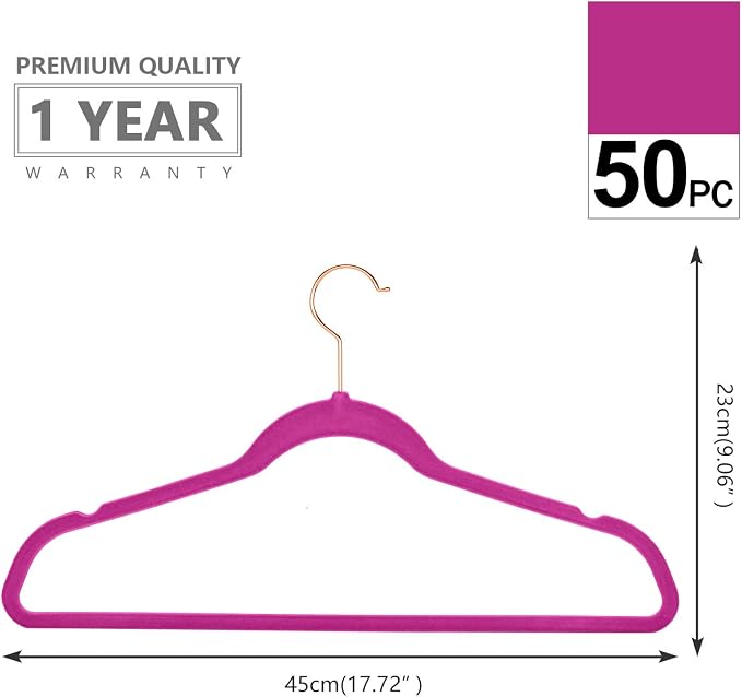 MIZGI Premium Velvet Hangers Heavyduty - Image 2