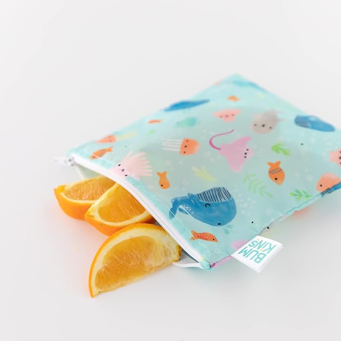 Bumkins Reusable Sandwich and Snack Bags, - Image 2