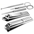 Manicure Pedicure Kit Nail Clippers Set Fingernails & Toenails Vibrissac by QLNE