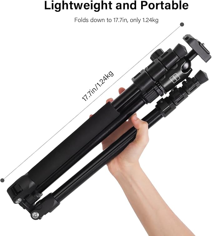 Geekoto 73-Inch Camera Tripod - Image 4