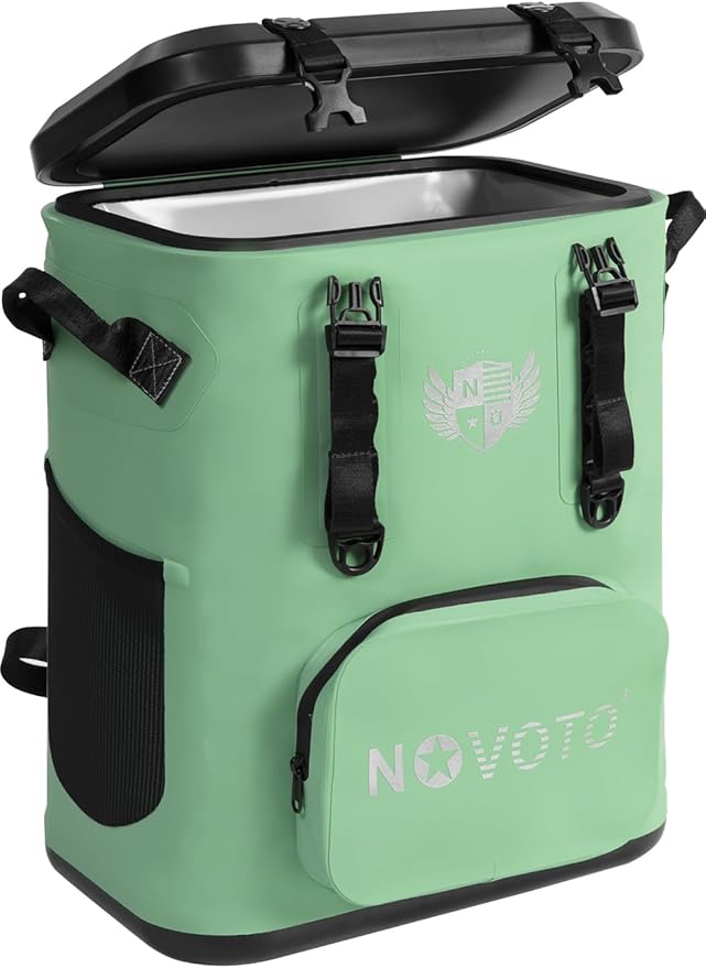 Magnetic Soft Cooler, Zipperless Soft Sided Cooler Bag by Novoto
