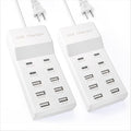 USB Charging Station, 10 Ports Family-Sized USB C Charger Block, USB Power Strip by SIWMER