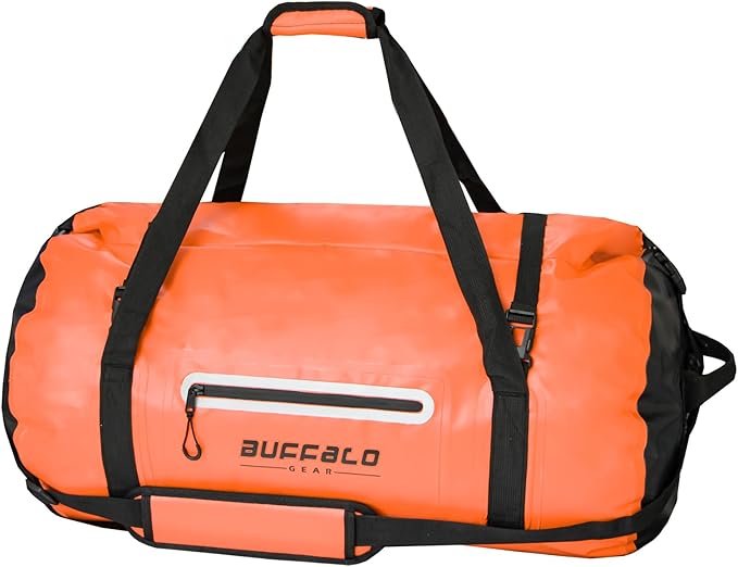 Buffalo Gear Waterproof Duffle Bag 40L 60L 80L Roll-top Dry Bag Heavy Duty by BuffaloGear