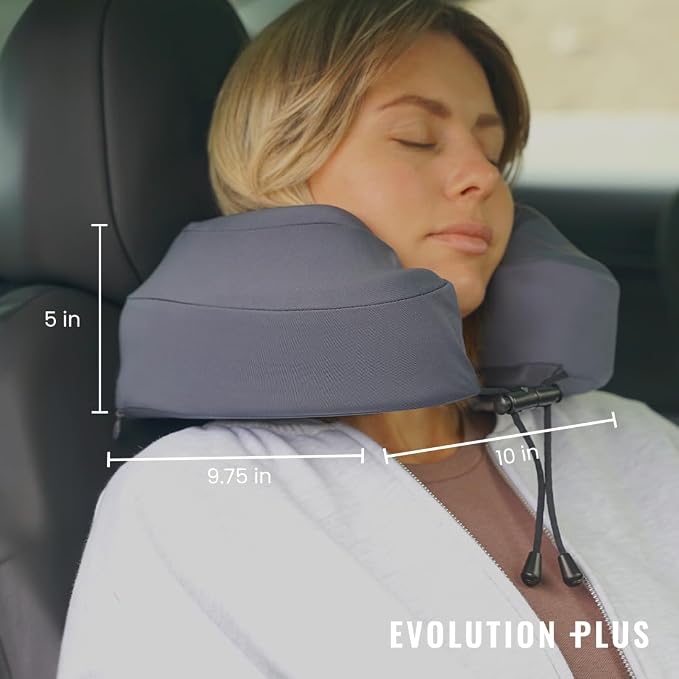 Cabeau Air Travel Pillow for Long Flights – Evolution Plus – U Shaped Memory - Image 6