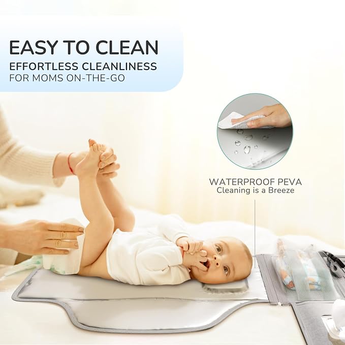 Portable Diaper Changing Pad for Baby, Detachable Travel Changing Pad - Image 4