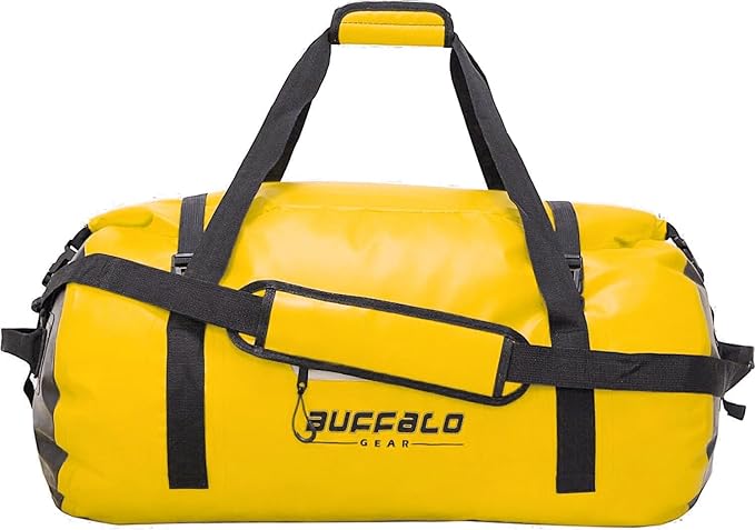 Buffalo Gear Waterproof Duffle Bag 40L 60L 80L Roll-top Dry Bag Heavy Duty by BuffaloGear