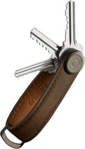 Orbitkey Crazy Horse Leather Key Organizer | Quiet Profile | Holds up to 7 Keys by Orbitkey