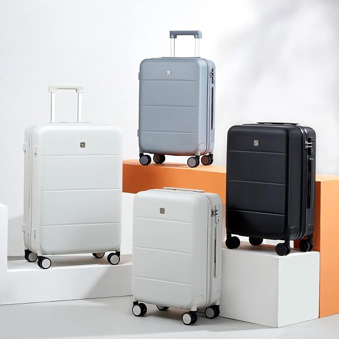 Hanke 20 Inch Carry On Luggage 22x14x9 Airline Approved PC Hard Shell Suitcases - Image 9