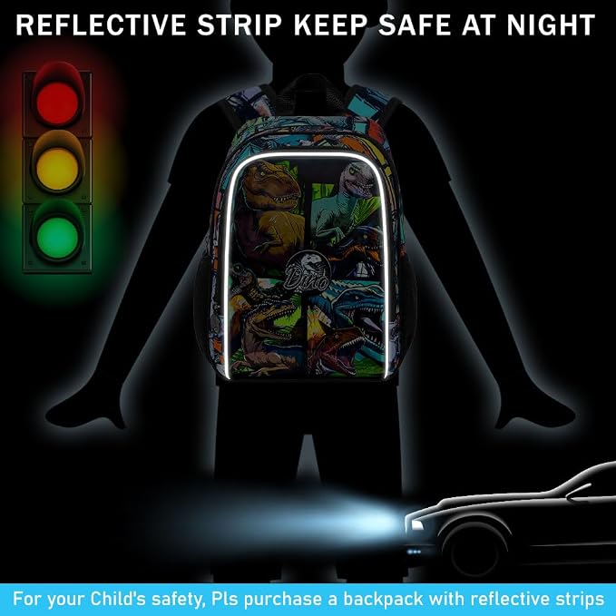 CCJPX Toddler Backpack for Boys Girls, Dinosaur Unicorn Cat Preschool Bookbag - Image 4