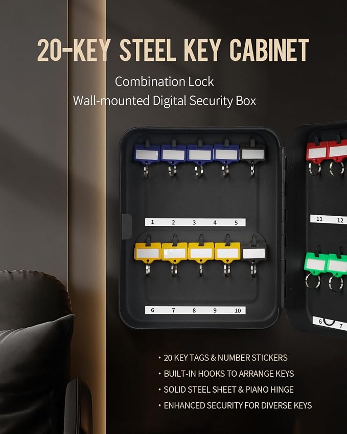 Uniclife 20 Position Key Cabinet - Image 4