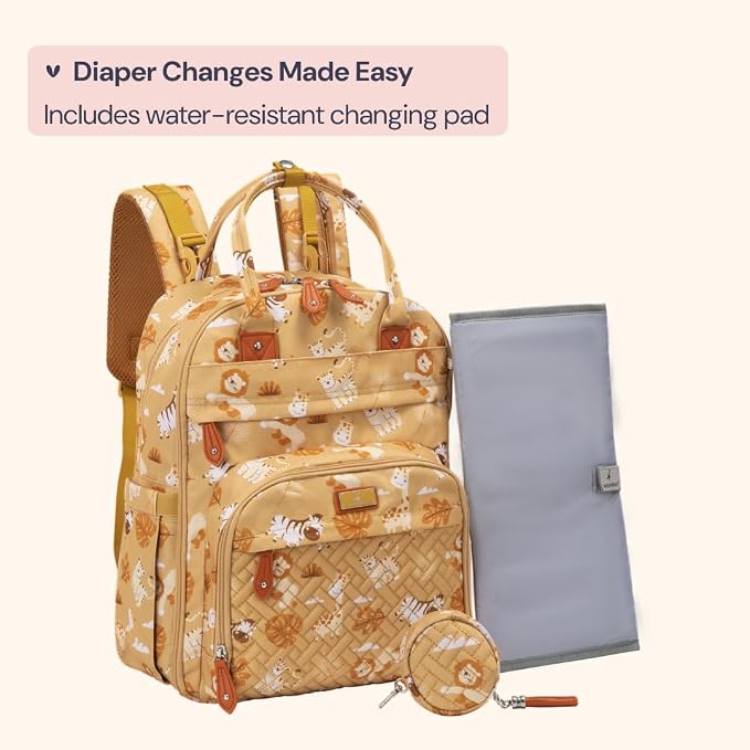 BabbleRoo Diaper Bag Backpack - Image 7