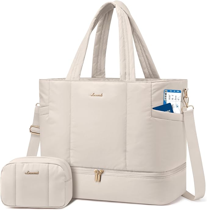 LOVEVOOK Travel Duffle Bag, Puffer Weekender Bags by LOVEVOOK