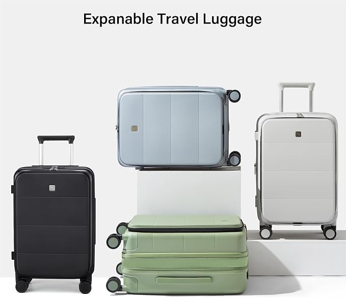 Hanke Hardside Expandable Carry On Luggage, 20 Inch Top Opening Trunk Luggages - Image 9