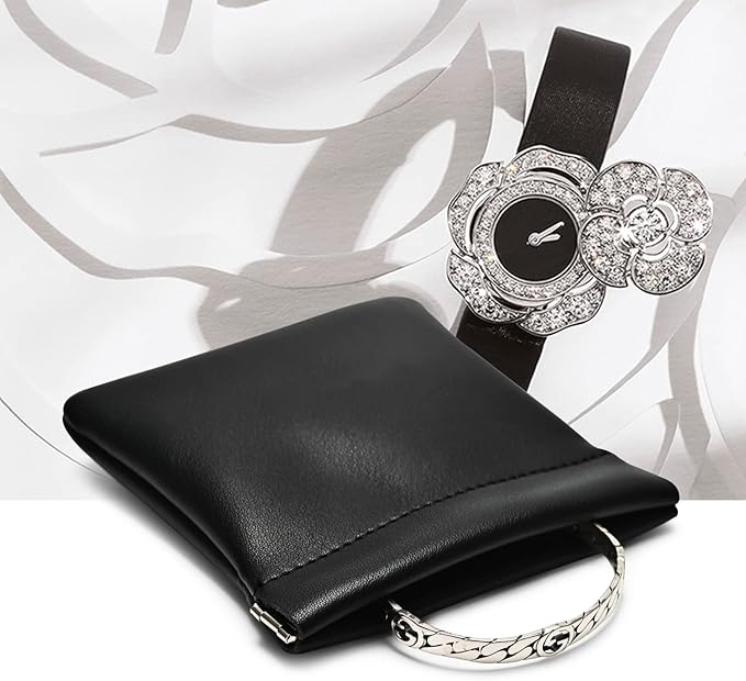 PU Leather Jewelry Travel Bag Leather Jewelry Pouch Christmas, Wedding Party - Image 2