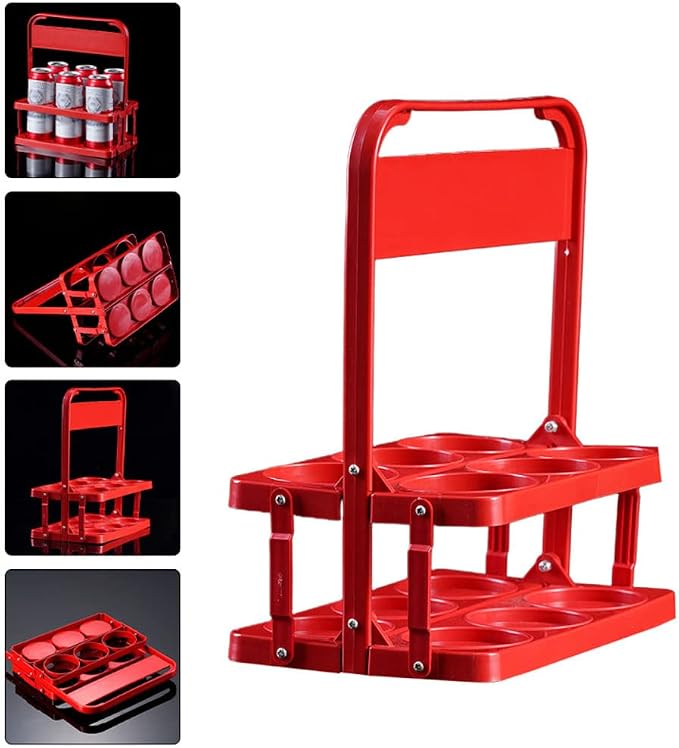 Plastic Drink Carrier, Foldable Cup Holder - Image 5
